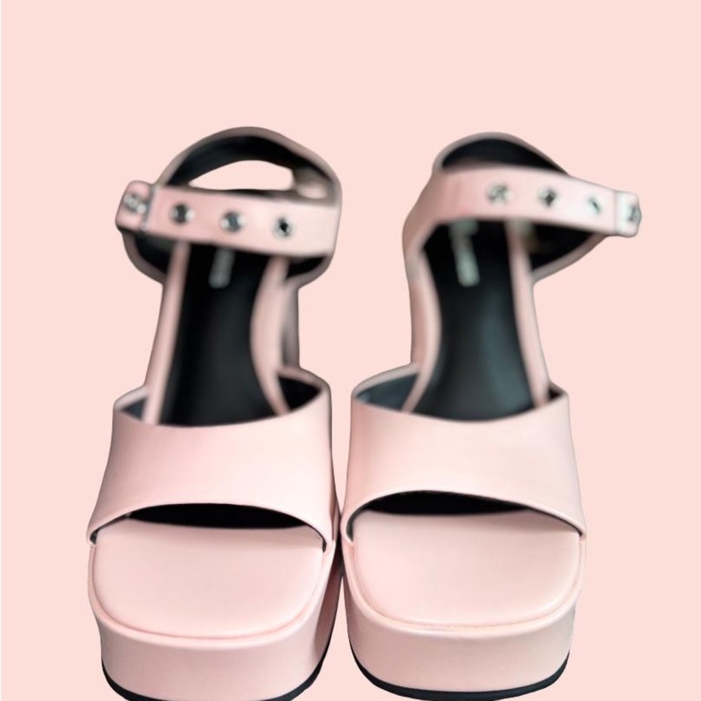 No Boundaries Blush Pink Platform Heels